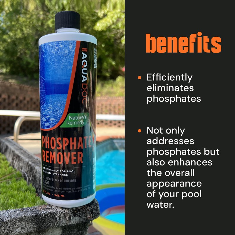 Pool Phosphate Remover - Fast Acting, Maximum Strength Phosphate Removal