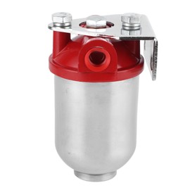 Canister Style Fuel Filter 3/8in NPT Outlet Fitting Universal Fit for Ford Rat HotStreet Rod SBC BBC