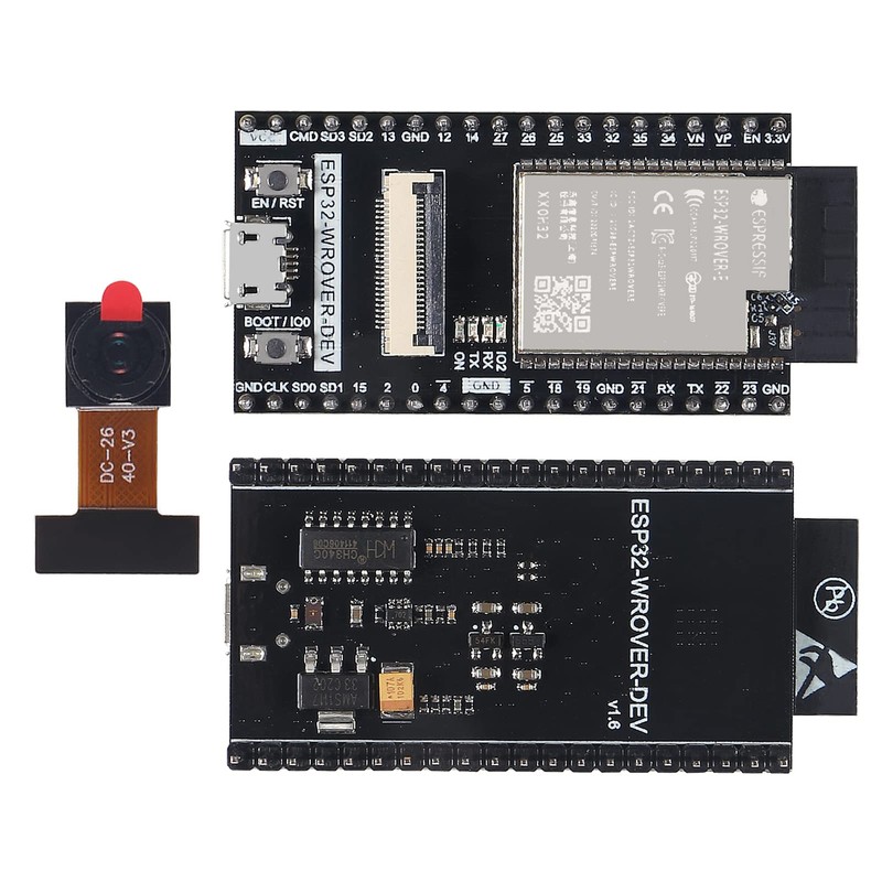 AITRIP 3 PCS ESP32 ESP32-WROVER Board with Camera WiFi &