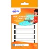 Avery Self Laminating Labels, 86 x 17 mm, 24 Labels Per Pack, White/Grey