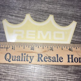 Remo New REMO  Drum Percussion Logo Decal Sticker   stick on white