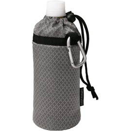 Torune P-3574 Plastic Bottle Cover, Holder, Case, Cold Insulation, 16.9 fl oz (500 ml), Silver, 3.1 x 3.1 x 7.5 inches (8 x 8 x 19 cm)