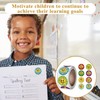 500pcs Reward Stickers for Children, Star Smiling Face Stickers Roll,