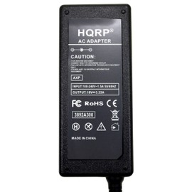 HQRP AC Adapter Compatible with Bose Companion 20 Multimedia Speaker System 329509-1300 PSM36W-180 Power Supply Cord Adaptor + Euro Plug Adapter
