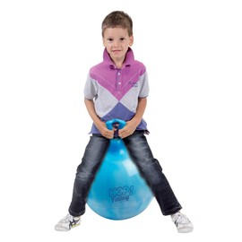 Gymnic Hop 45 Ride on Bounce Toy 18'' (Swirl Blue)