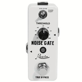 Rowin Noise Gate Pedal - Dual Mode Noise Suppression Pedal for Pure Sound, Guitar Noise Killer Noise Gate Suppressor Effect Pedal LEF-319