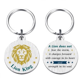 EE&YU Lion King Christmas Keychain Gifts - Funny Lion King Decorations, Lion Gifts for Men Women, Lion Merchandise for Boys Girls, Lion Stuff, Lion Lover Birthday Present