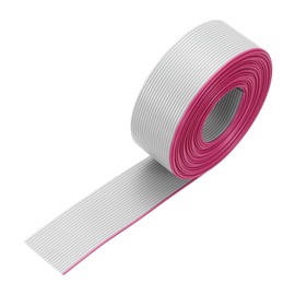 sourcing map Flat Ribbon Cable Wire 2.5m/8.2ft Length 1.0mm Pitch 20Pin Gray for AWM 2651 Connecting