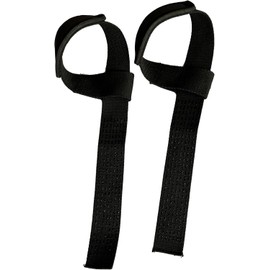 Wrist Straps for Weightlifting, Premium Padded Lifting Straps Gym, Exercise Straps, Lifting Strap, Perfect for Gym Workouts, Deadlifts, and Powerlifting Non-Slip Grip (Black, 1 Pair)