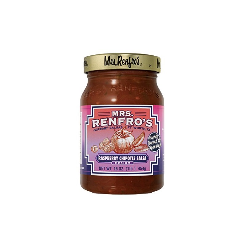 Mrs. Renfro's Raspberry Chipotle Salsa, 16 oz (2 Pack)