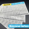 Wonninek Light Switch Labels 600PCS Waterproof Electric Breaker Panel Label