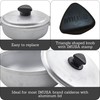 IMUSA Large Spare Triangle Knob Set for Calderos,Black