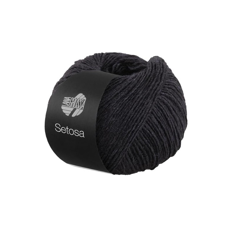 Lana Grossa Setosa 02 - Black