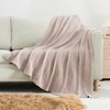 CloudDwelling Chenille Knit Throw Blanket Fluffy Fuzzy Soft Lightweight Cozy