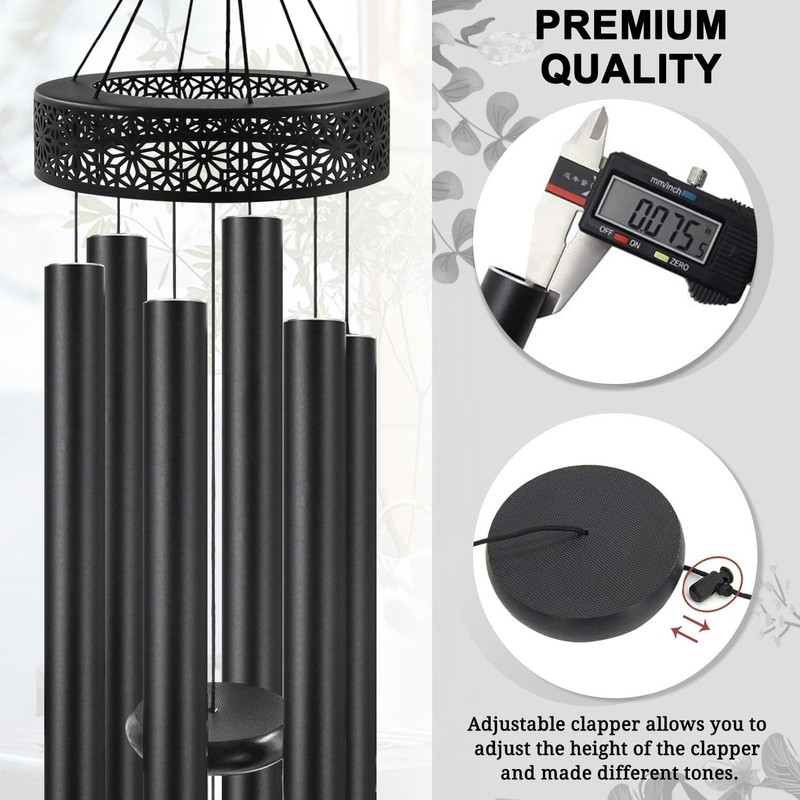 ASTARIN 48'' Wind Chimes for Outside Deep Tone - Large
