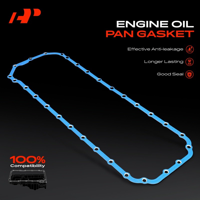 A-Premium 8.0L Engine Oil Pan Gasket Set, Compatible with Dodge