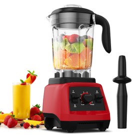 JUSANTE Smoothie Blender, 1800W Countertop Professional Blender Juicer for Kitchen Ice Crusher or Juice, Milkshake, Dessert