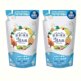 Fruit of the World Refreshing Foaming Facial Cleansing Facial Cleansing Pore Cleansing Additive-Free Large Capacity Papain Enzyme Lava Clay Kaekucha Deep Pores Blended Beauty Ingredients Derived From