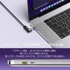MUXER USB C Magnet Adapter L Shape, 40Gbps USB4 High