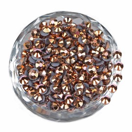 LPBeads 2000 Pieces SS20 Rose Gold AB Hotfix Rhinestones Flatback Round Crystal Glass Rhinestones Gems for Crafts Nail Face Art Clothes Shoes Bags DIY