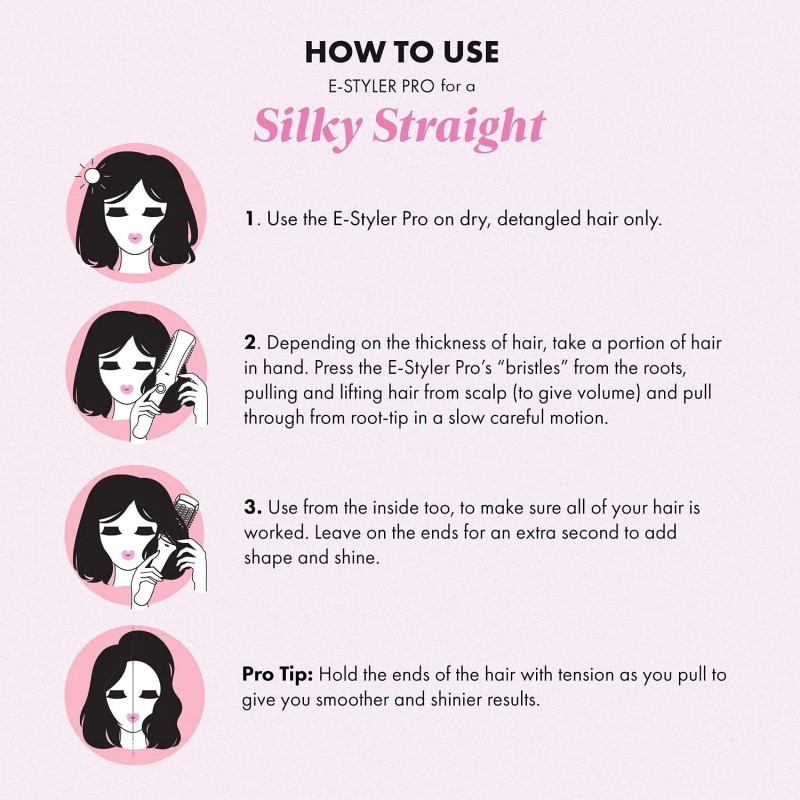 iKoo E-Styler Pro Heated Hair Styling Brush for Women! Beluga