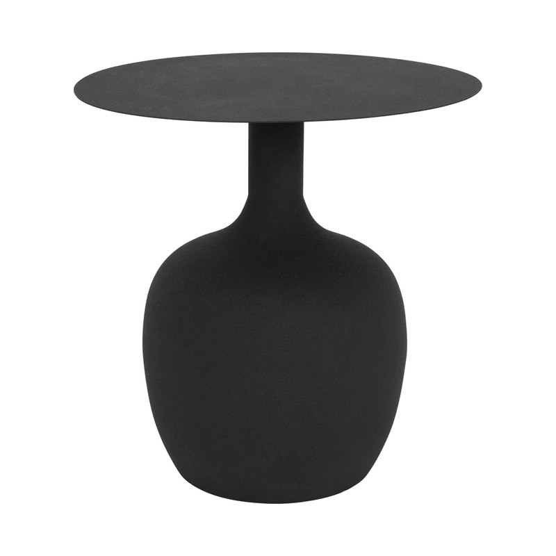 Creative Co-Op Metal Textured, Black, KD Table