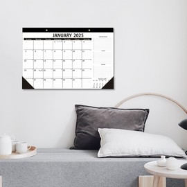 Desk Calendar 2025, 2025 Desk Calendar,January 2025-June 2026,Large Desk Calendar 2025-2026 -12x17", 2025 Desk Calendar as Office Calendar,Teacher Desk Calendar or School Desk Calendar (1 PACK)