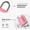 Puroma 1 Pack Combination Lock for Locker 4 Digit Outdoor