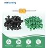 Mtsooning 100 PCS HVAC 1/4" Quick Coupler Charging Gaskets, O-Ring