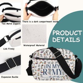 TSOTMO Remy Merch Crossbody Bag Remy Chef Gift Cartoon Movie Gift for Remy Fans WDW Trip Messenger Bag (Remy Cross2)