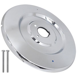 Vicue New Version Stainless Steel Escutcheon Replacement for Most Chateau One-Handle Tub and Shower Faucet Sets, Most Valves Using Threaded Escutcheons,Chrome