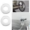 Be In Your Mind 4Pcs Shower Pipe Covers Replacement Chrome