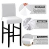 Jaotto Chair Covers, Set of 4, Stretch Bar Stool Covers,
