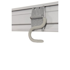 Phoenix 124247SI Hook/Holder for Metal Bar 1 x 12 x 8 cm, Silver