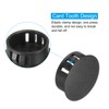 PATIKIL 30pcs 25mm(1") Plastic Hole Plugs Flush Type Round Hole