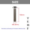 TERF® M8 X 100mm Hex Socket Cap Button Head Machine