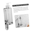 iplusmile Wall Mounted Bathroom Soap Dispenser Holder Single Compartment Silver