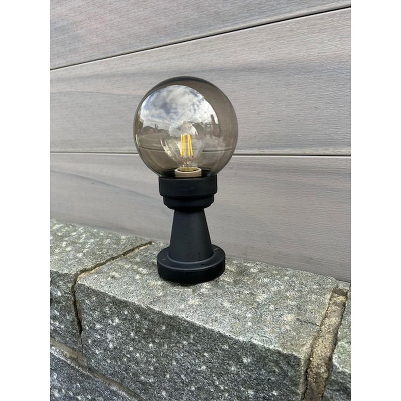 Ball Light Outdoor Light Tower Transparent Smoke Diameter 15 cm