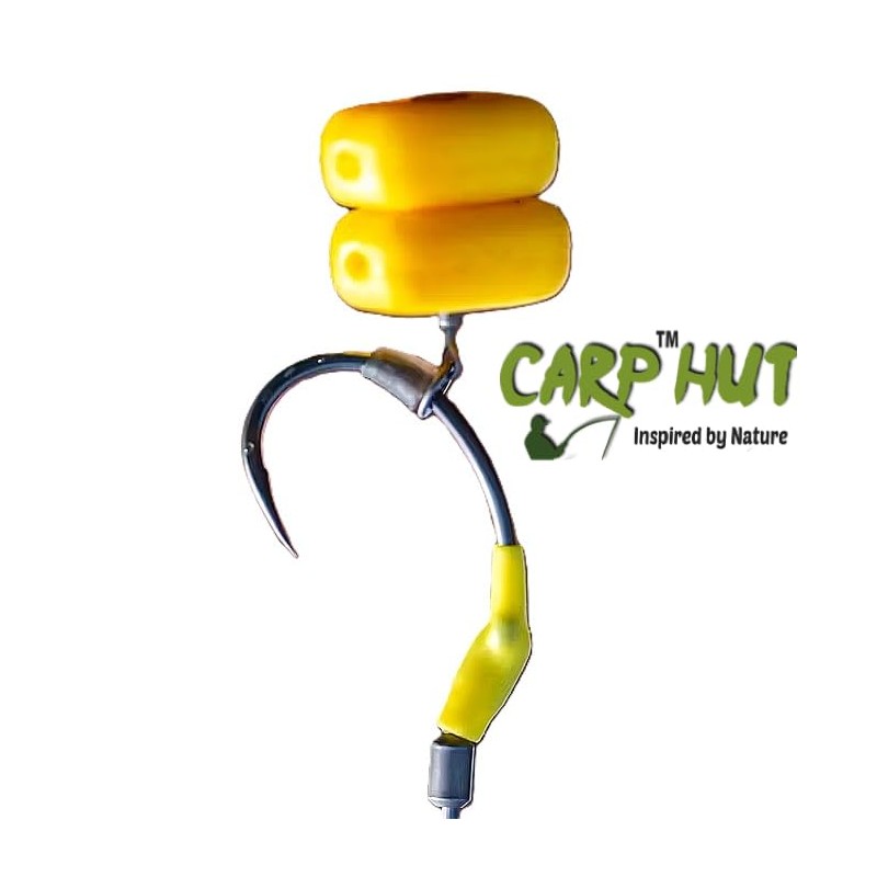 searigs Carp Hut Pop-Up Sweetcorn Bait, 12mm x 8mm, Yellow,