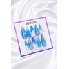 Sky Bubble Dream Handmade Nail Tips - Ballerina / 스카이
