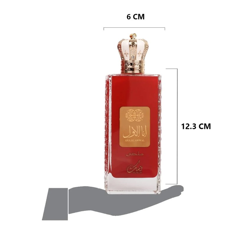 Nusuk Ana Al Awwal Malaki Eau De Parfum Spray, 3.4