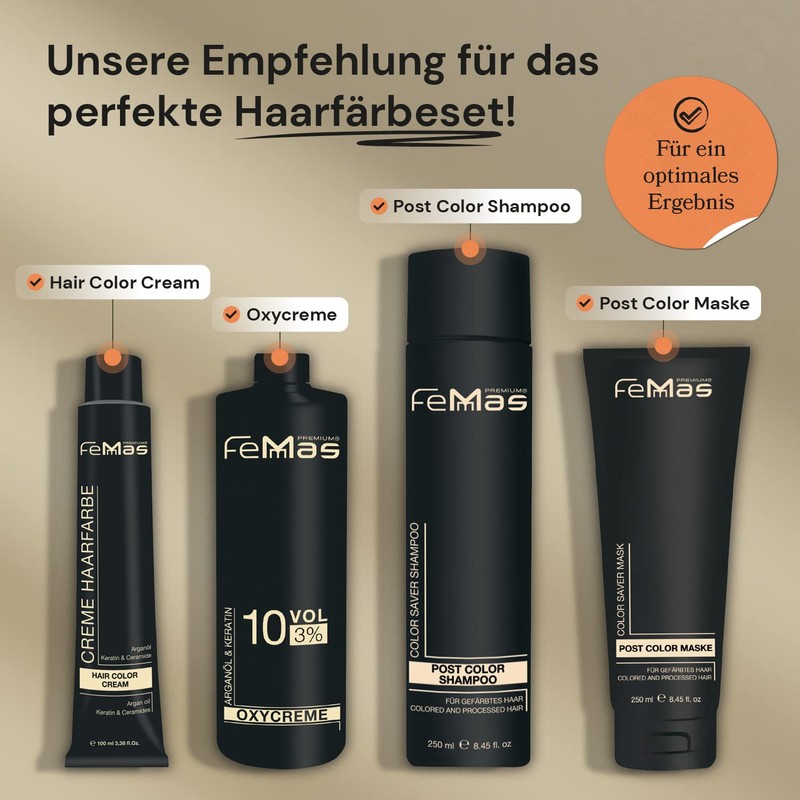 Femmas Hair Colour Cream 100 ml Hair Colour Pack of