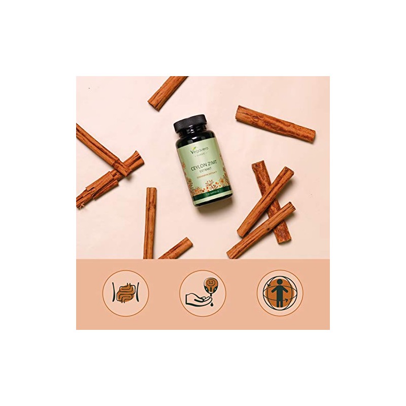 Ceylon Cinnamon 2000mg Vegavero® | High Strength Extract (8:1) |