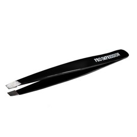 Pro Impressions Slant Tweezer, Black