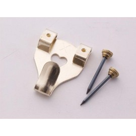 X Picture Hooks No.3 Brass Plated 3 Pack Blister - 12826