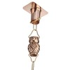 Good Directions 495P Pure Copper Gutter Clip Funnel Rain Chain