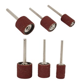 elfishjp Sanding Bands, Nail Drill Bits, 240 Pieces, Rotary Tools, Drum Mands for Grinding, Polishing and Rotating Tools