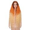 Style Icon 41" Ombre Orange Yellow Lace Front Wigs Long