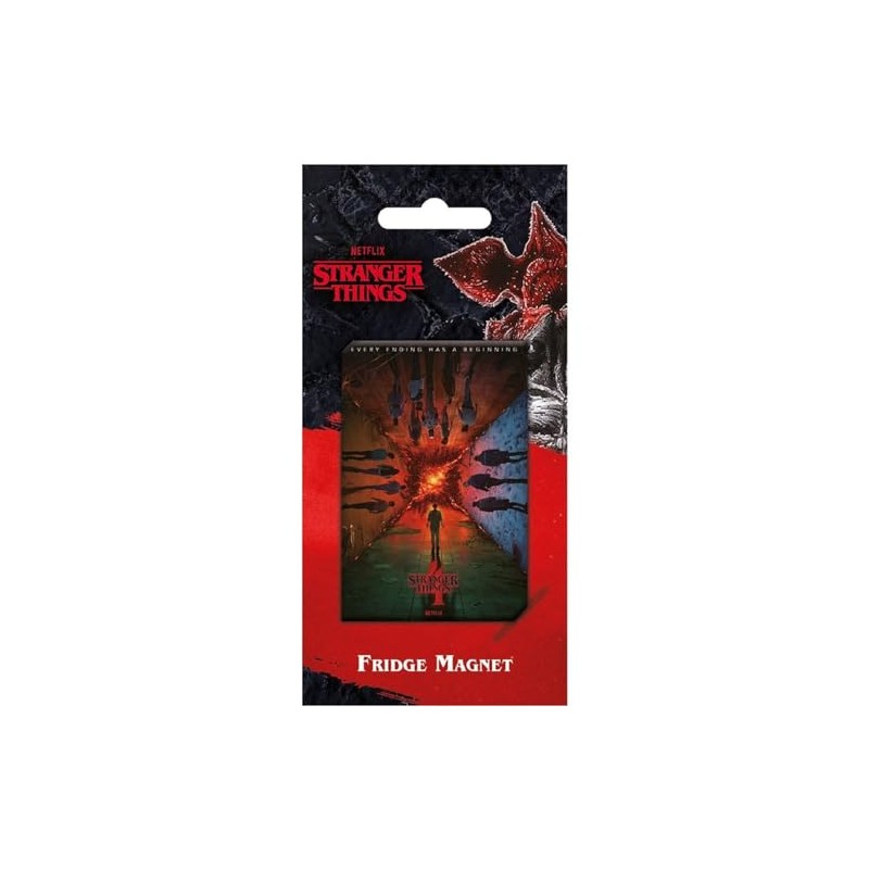 Stranger Things Kühlschrankmagnet (Every Ending Has A Beginning Design) -