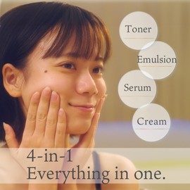 BUSY Quick All-in-One Facial Gel Cream – 5.29 oz (150g) | Time-Saving Airless Pump for Effortless Day & Night Skincare | Made in Japan